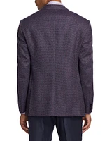 Colorful Wool-Cashmere Sportcoat