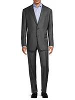 Glen Plaid Wool-Blend Suit