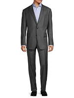 Glen Plaid Wool-Blend Suit