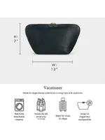 Vacationer Leather Makeup Bag