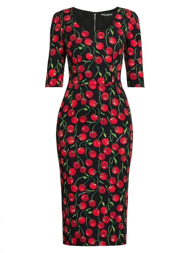 Cherry Midi Dress