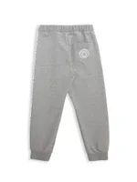 Little Boy's & Greca Print Joggers