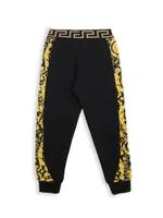 Little Kid's & Barocco Cotton Sweatpants