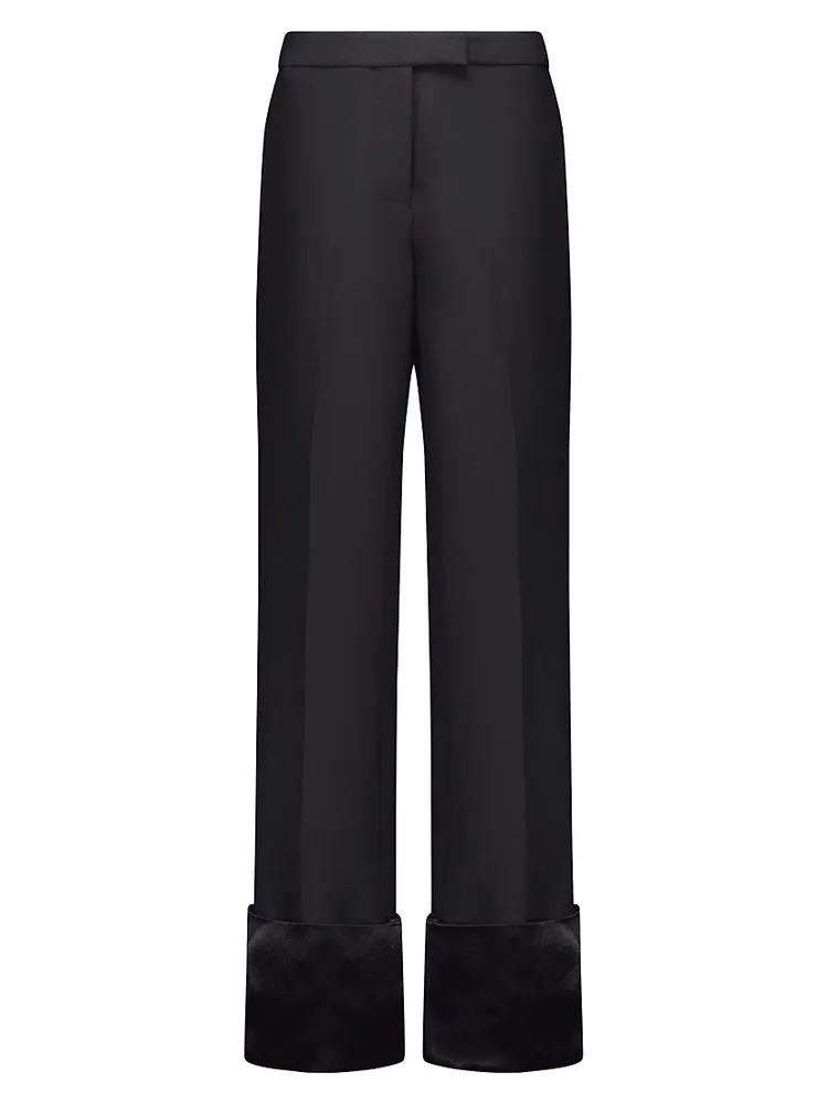 Slouch Trousers With Cuff