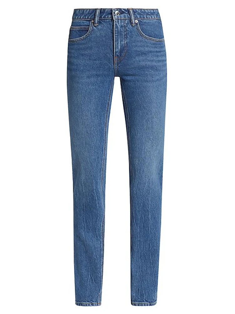 High-Rise Stretch Skinny Jeans