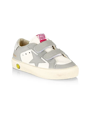 Baby's, Little Kid's & May School Leather Star Sneakers