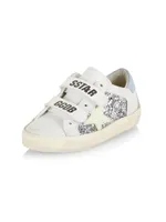 Baby Girl's, Little Girl's & Old School Glitter Sneakers