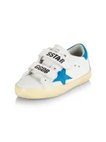 Baby's, Little Kid's & Old School Leather Sneakers