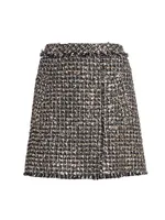 Tinsel Tweed Miniskirt