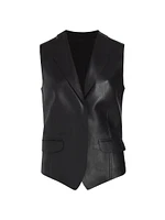 Faux Leather Vest