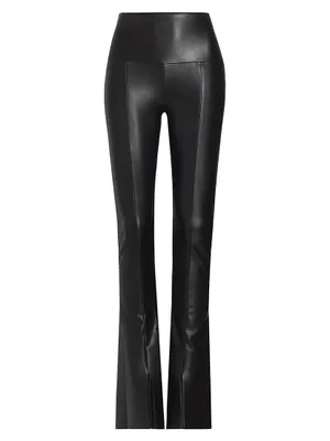 Spat Flared Faux Leather Leggings