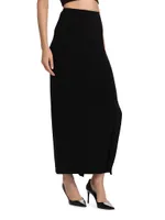 Side Slit Maxi Skirt