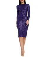 Emery Sequin Midi Dress