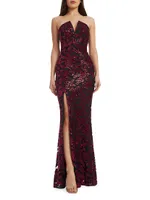 Fernanda Sequin Mermaid Gown