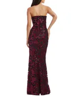 Fernanda Sequin Mermaid Gown