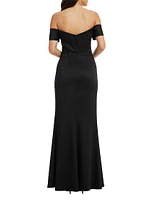 Gabrielle Stretch Satin Gown