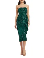 Alexis Sequin Midi Dress