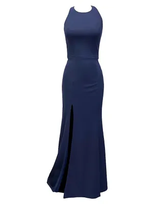 Paige Halterneck Mermaid Gown