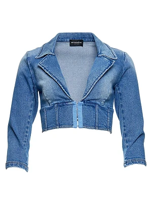 Maxine Denim Top