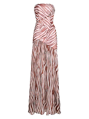 Nicole Silk Chiffon Dress