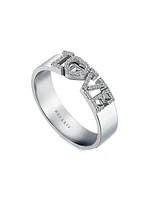 Love 18K White Gold & 0.22 TCW Diamond Ring