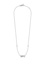 Love 18K White Gold & 0.30 TCW Diamond Pendant Necklace