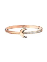 High Moon 18K Rose Gold & 1 TCW Diamond Hinge Bracelet