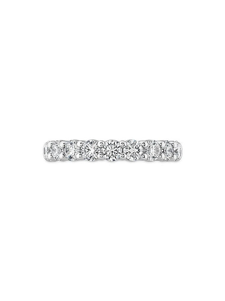 Signature 18K White Gold & 0.46-0.56 TCW Diamond 9-Stone Band