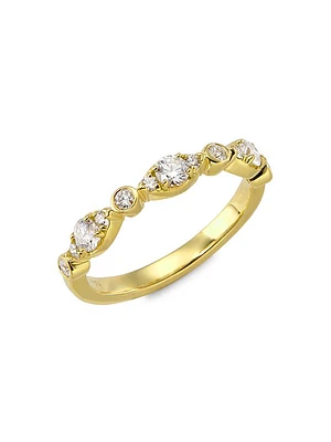 Regal 18K Yellow Gold & 0.42-0.47 TCW Diamond Ring