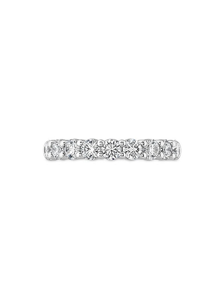 Signature 18K White Gold & 0.7-0.8 TCW Diamond 9-Stone Band