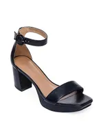 Carla Leather Platform Sandals