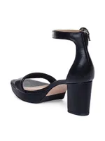 Carla Leather Platform Sandals