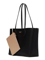 Large Bleecker Saffiano Leather Tote Bag