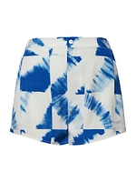 Sloane Tie-Dye Grid Shorts