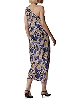 Eden Abstract One-Shoulder Dress