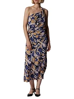 Eden Abstract One-Shoulder Dress