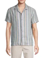 Amalfi Striped Short-Sleeve Shirt