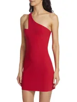 Mckay One-Shoulder Body-Con Minidress