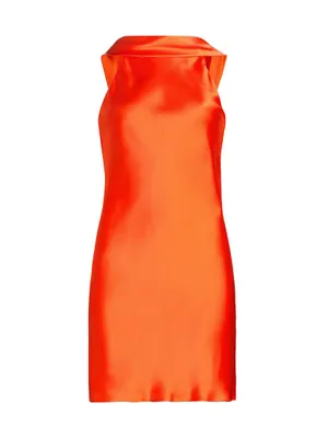 Angelonia Silk Cocktail Dress