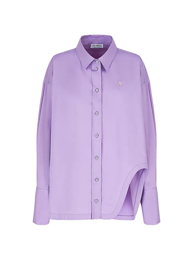 Diana Asymmetric Cotton Shirt