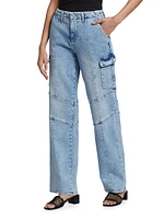 Brooklyn High-Rise Utility Jeans