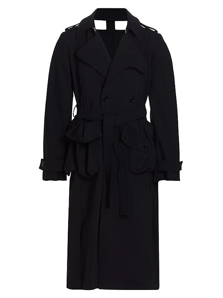 Dive Closure Trench Coat