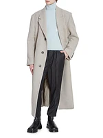 Wool-Blend Oversized Coat