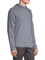 Cotton & Cashmere-Blend Pullover Hoodie