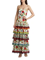 Valencia Tiered Floral Maxi Dress