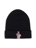 Grenoble Logo Patch Wool Hat