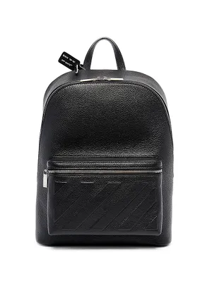 Diag Leather Backpack