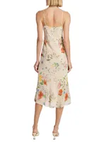 Emerick Floral Slip Midi-Dress