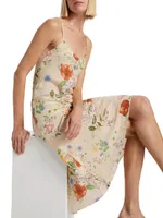 Emerick Floral Slip Midi-Dress