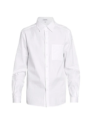 Anagram Pocket Poplin Shirt